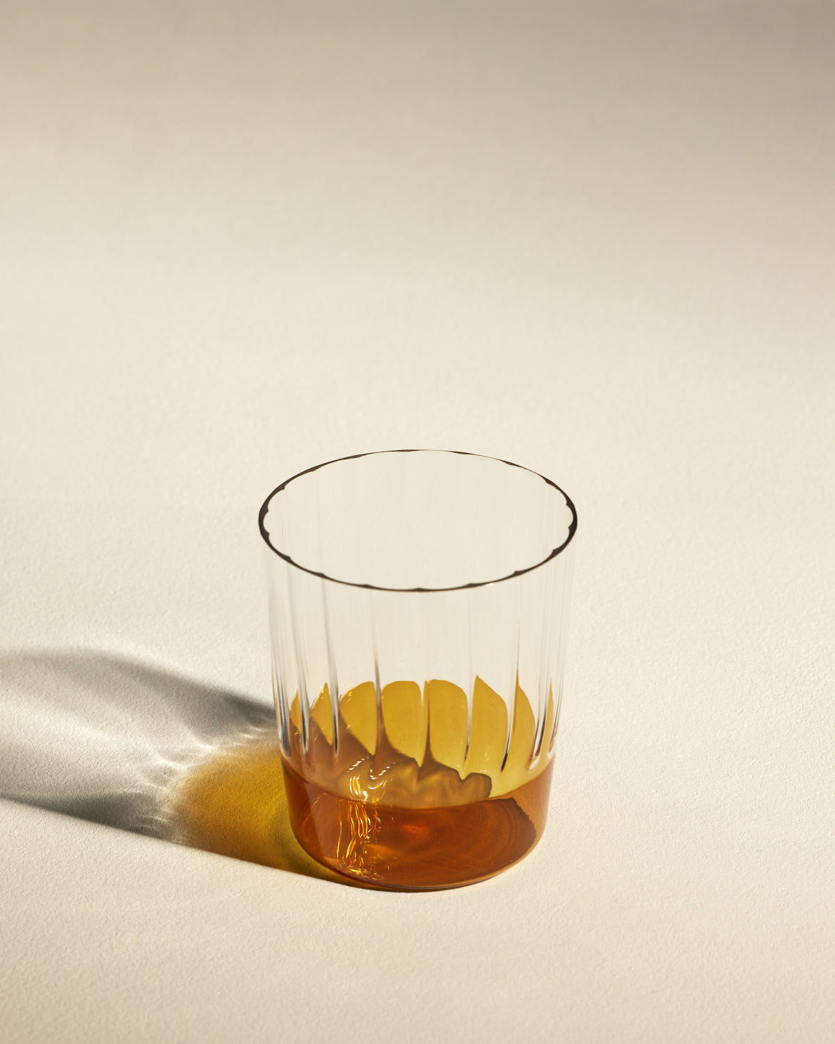 Eclat tumbler - Amber design Maison Sarah Lavoine Amber Glass 8 cm 9 cm 2