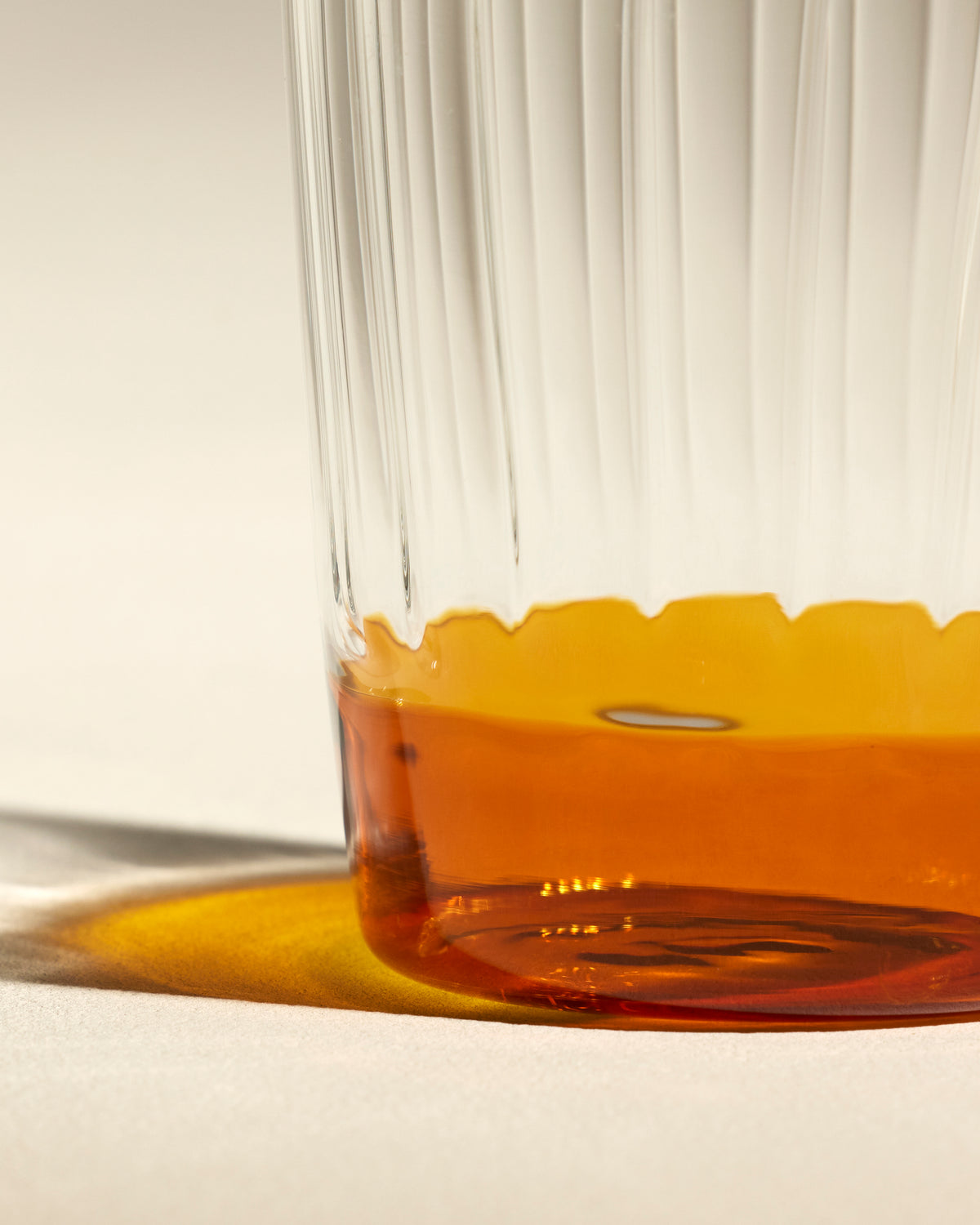 Eclat tumbler - Amber design Maison Sarah Lavoine Amber Glass 8 cm 9 cm 3