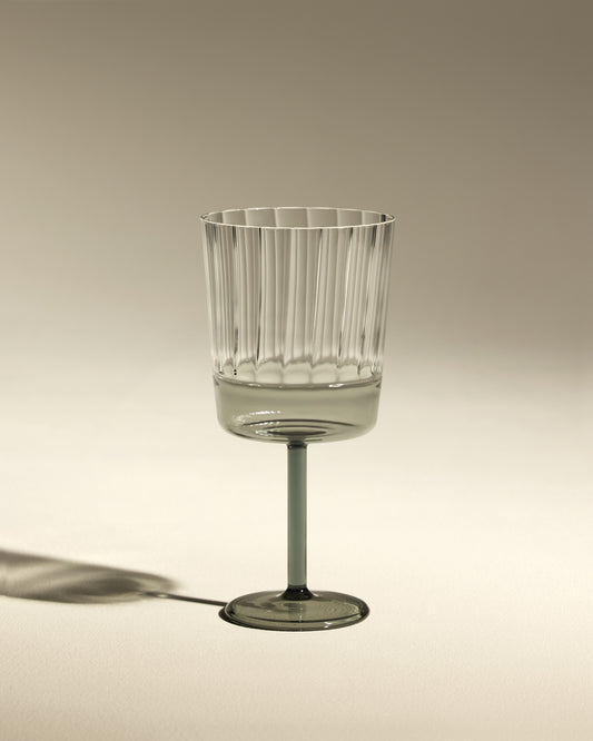Verre à eau Eclat - Charbon design Maison Sarah Lavoine Charbon Verre  16 cm 1