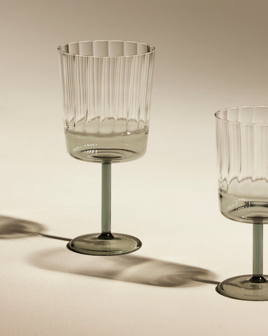 Verre à eau Eclat - Charbon design Maison Sarah Lavoine Charbon Verre  16 cm 4