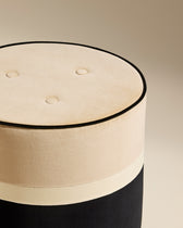 Pouf Léo - Beige design Maison Sarah Lavoine Beige Velours  43 cm 3