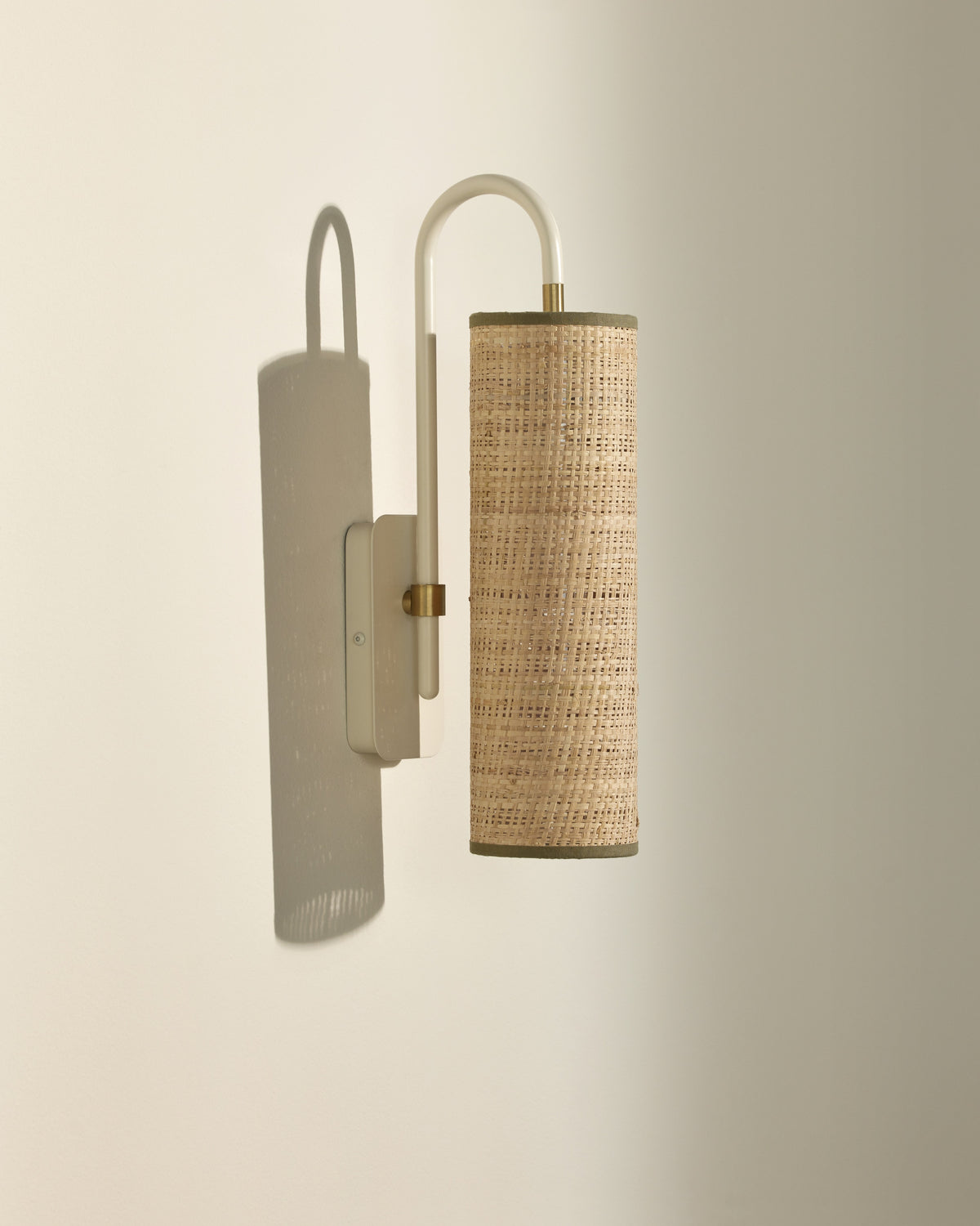 Applique Tokyo - Blanc design Maison Sarah Lavoine Blanc Rabane  42 cm 2
