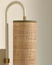 Applique Tokyo - Blanc design Maison Sarah Lavoine Blanc Rabane  42 cm 4