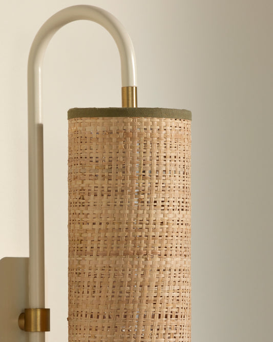 Applique Tokyo - Blanc design Maison Sarah Lavoine Blanc Rabane  42 cm 4