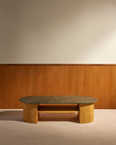 Table basse Riviera - Vert design Maison Sarah Lavoine Vert Marbre 144 cm 40 cm 1