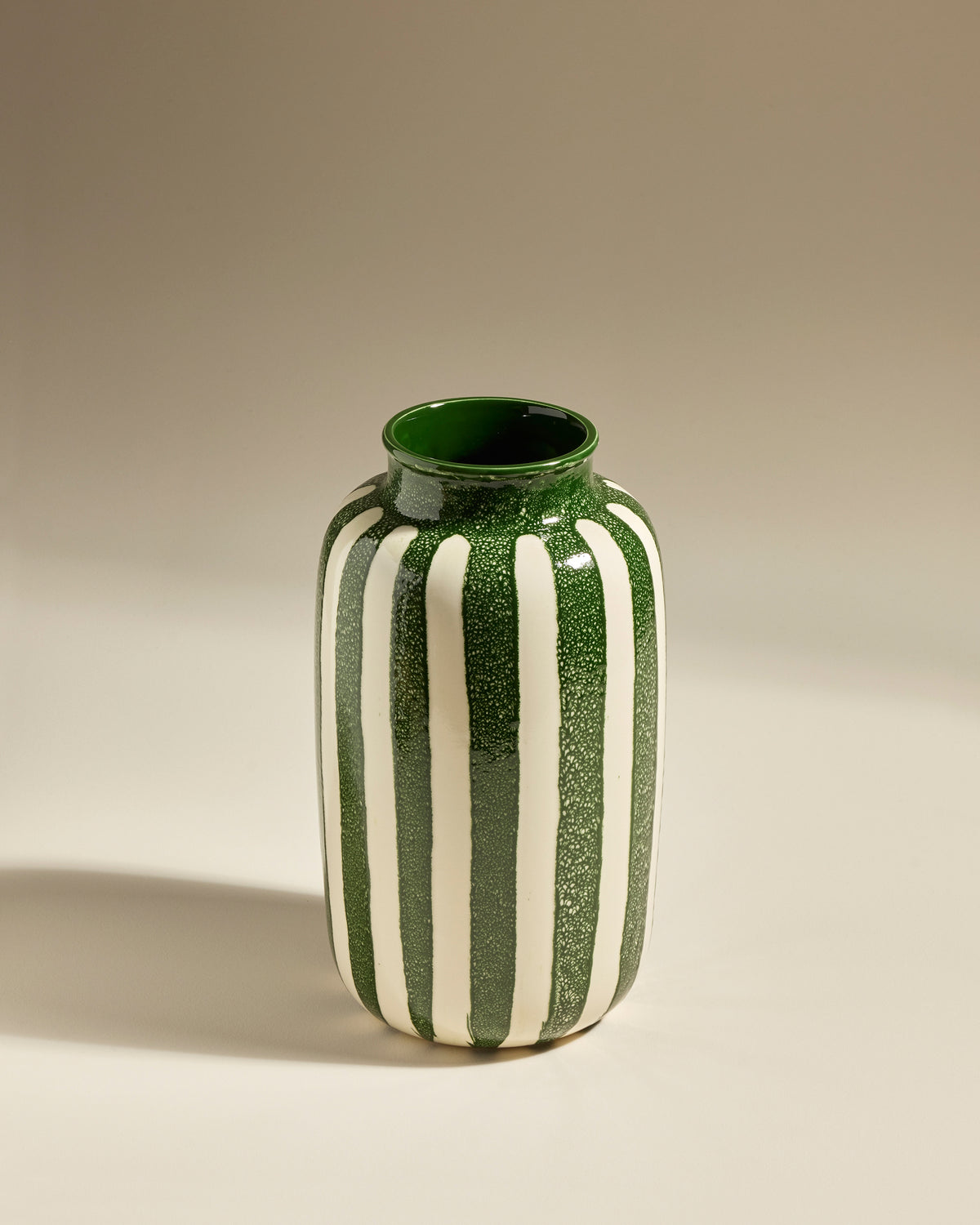 Large decorative vase Riviera - Designer green, ceramic Maison Sarah Lavoine Green Ceramic 36 cm 2