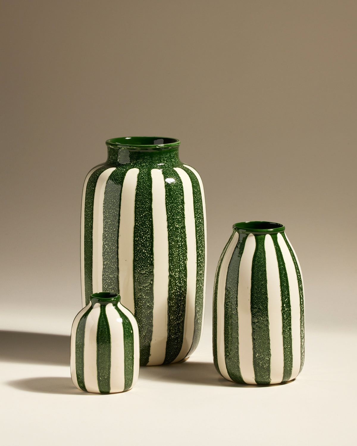 Large decorative vase Riviera - Designer green, ceramic Maison Sarah Lavoine Green Ceramic 36 cm 4