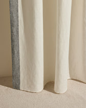 Rideau Ava Bande Tissée - Jasmin haut de gamme Maison Sarah Lavoine Ecru Lin 170 cm 295 cm 3