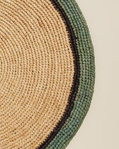 Globe placemat - Natural / Celadon design Maison Sarah Lavoine Natural / Celadon Raffia 2