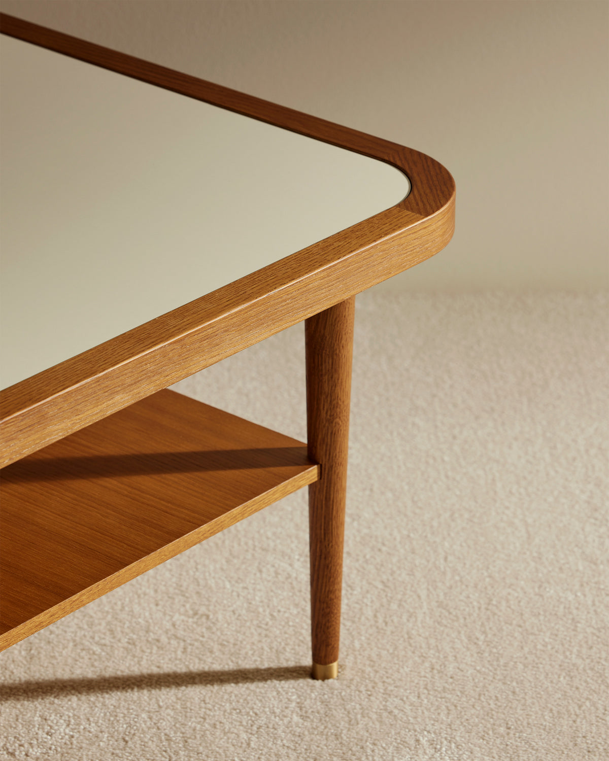 Puzzle coffee table - Ecru design Maison Sarah Lavoine Ecru Oak 60 cm 40 cm 2
