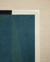 Tapis Abstrait - Bleu Sarah design Maison Sarah Lavoine Bleu Sarah Laine Petit 170 cm | Moyen 200 cm | Grand 250 cm Petit : 240 cm | Moyen : 300 cm | Grand : 350 cm 3
