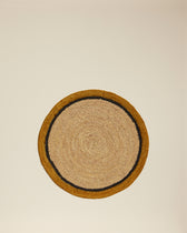 Globe placemat - Natural / Saffron design Maison Sarah Lavoine Natural / Saffron Raffia 1