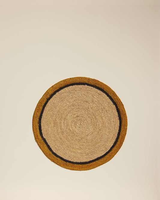 Set de table Globe - Naturel / Safran design Maison Sarah Lavoine Naturel / Safran Raphia   1