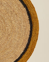 Globe placemat - Natural / Saffron design Maison Sarah Lavoine Natural / Saffron Raffia 3