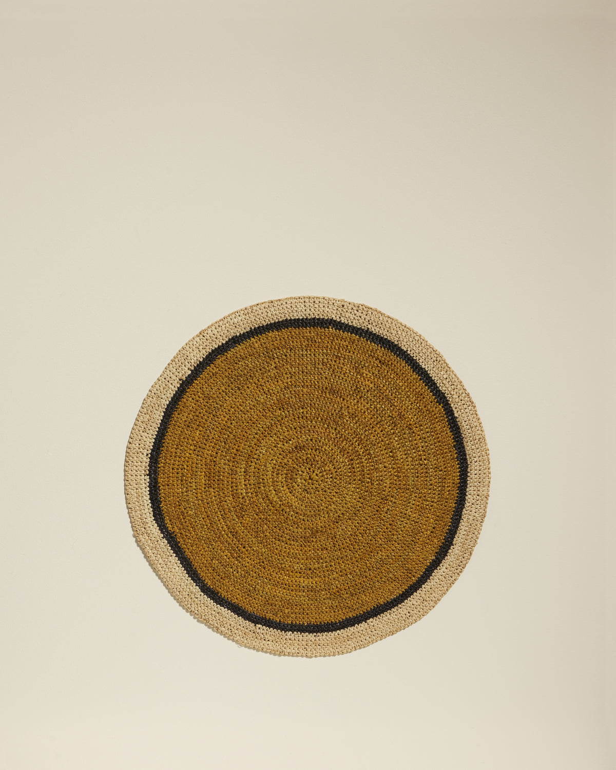 Globe placemat - Saffron / Natural design Maison Sarah Lavoine Saffron / Natural Raffia 1