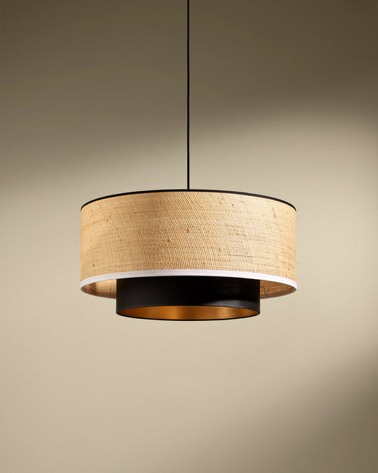 Suspension Eclipse - Noir design Maison Sarah Lavoine Noir Rabane  24 cm  1