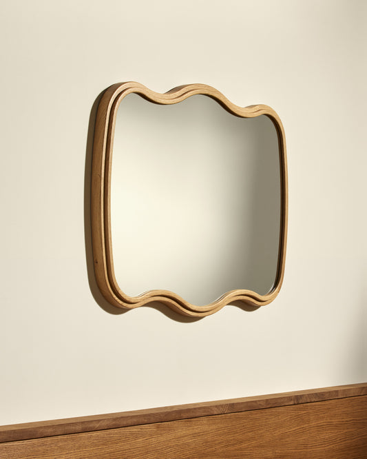 Miroir Noto 3 Vagues - Chêne design Maison Sarah Lavoine Chêne Chêne 70 cm 90 cm 2