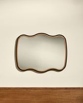 Miroir Noto 3 Vagues - Noir design Maison Sarah Lavoine Noir Rotin 70 cm 90 cm 1
