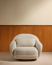 Fauteuil Bozzolo - Ecru design Maison Sarah Lavoine Ecru Coton 110 cm 91 cm 1
