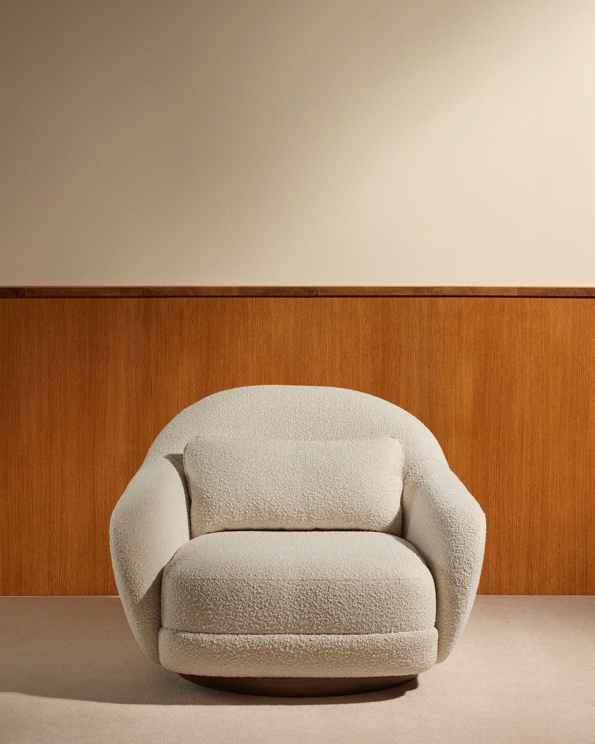 Fauteuil Bozzolo - Ecru design Maison Sarah Lavoine Ecru Coton 110 cm 91 cm 1