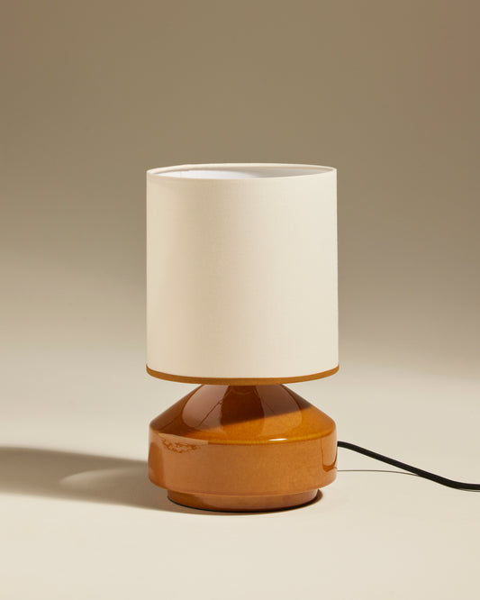 Lampe de table Claude - Fauve design Maison Sarah Lavoine Fauve Céramique  27 cm 1