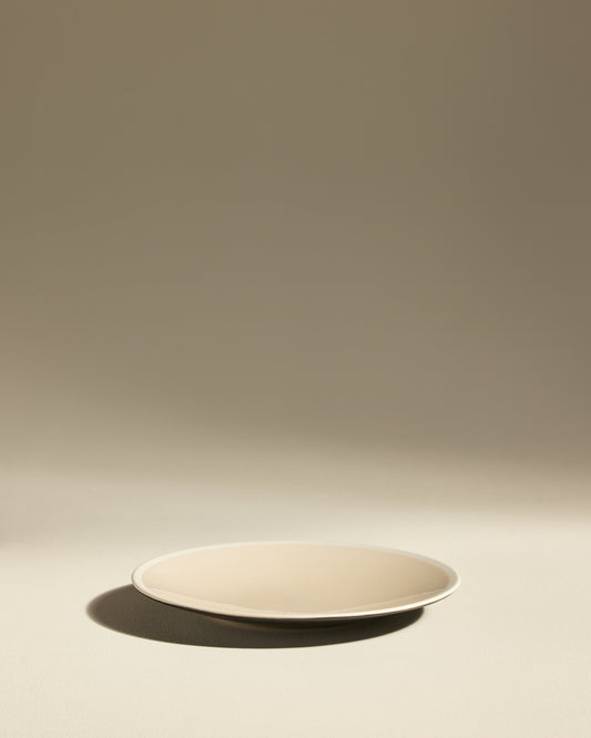 Assiette plate Sicilia - Ecru design moderne Maison Sarah Lavoine Ecru Céramique   1