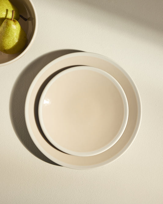 Assiette à dessert Sicilia - Ecru design moderne Maison Sarah Lavoine Ecru Céramique   4