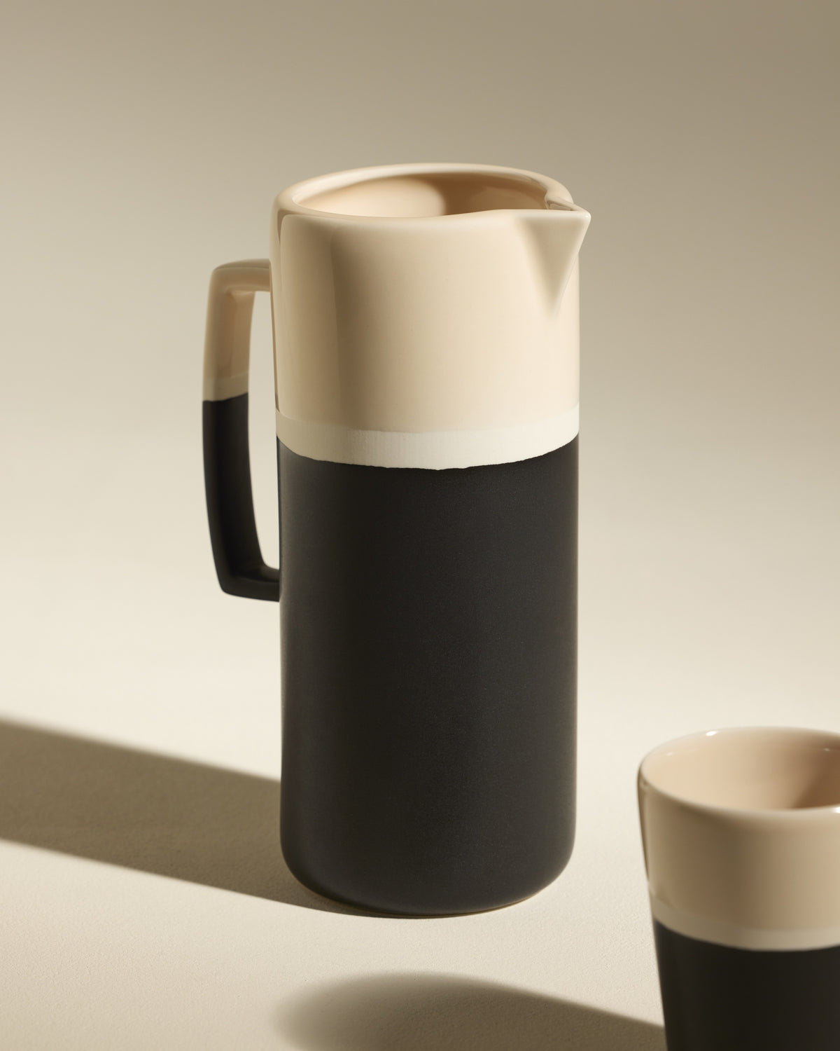 Pichet Sicilia - Ecru design Maison Sarah Lavoine Ecru Céramique  23 cm 4
