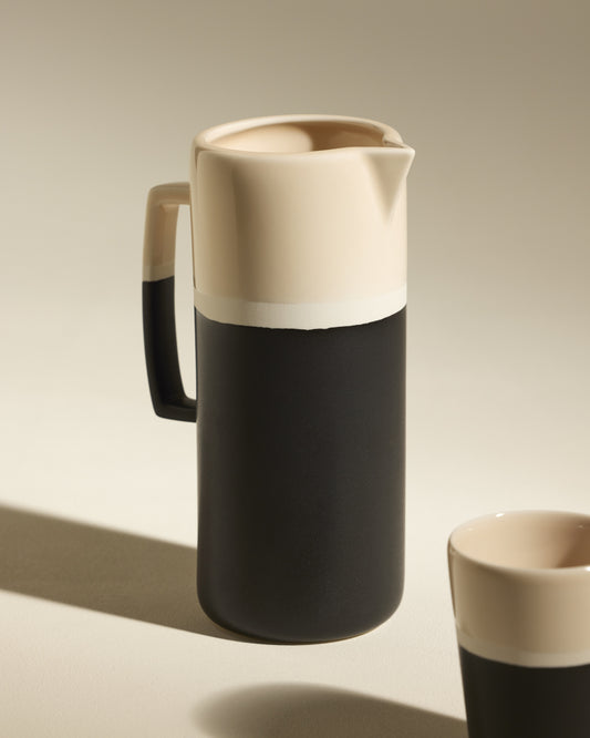 Pichet Sicilia - Ecru design Maison Sarah Lavoine Ecru Céramique  23 cm 4