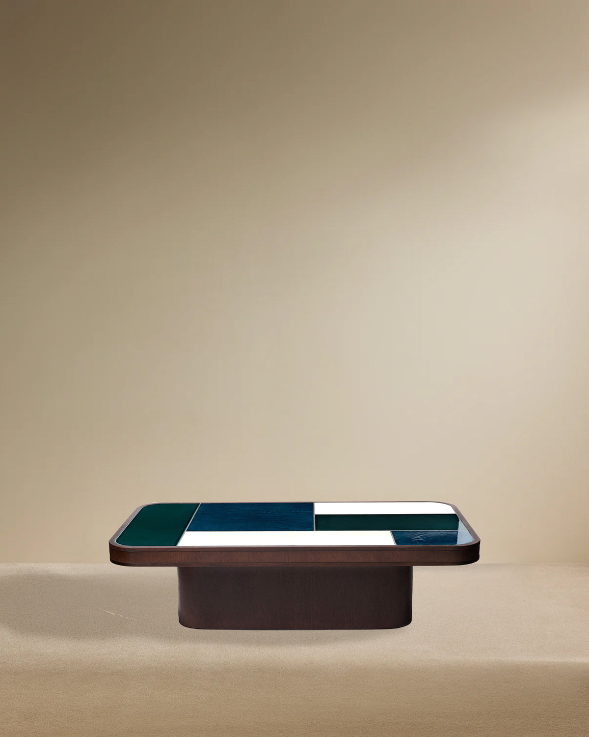 Table Basse Dani Bleu - Bleu design Maison Sarah Lavoine Bleu Lave émaillée 145 cm 40 cm 1