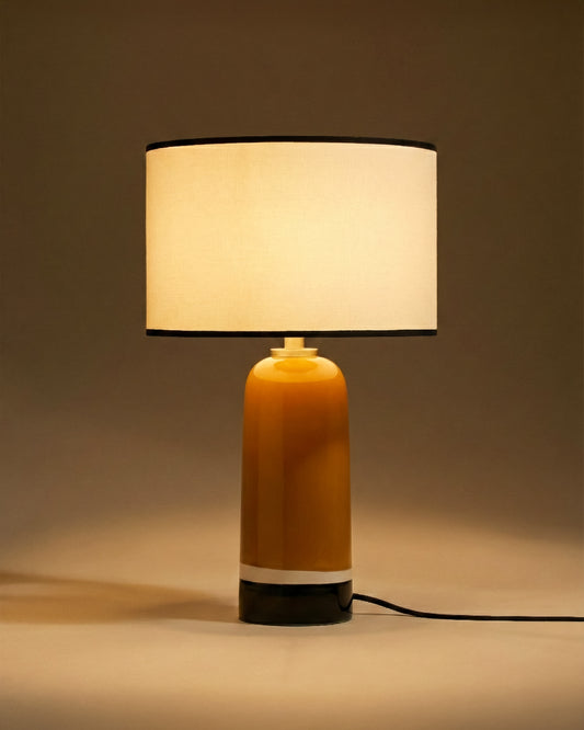 Sicilia Lamp - Ocher design Maison Sarah Lavoine Ocher Ceramic 50 cm 1