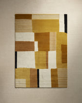 Boro Rug - Ocher design Maison Sarah Lavoine Ocher Wool Small 170 cm | Medium 200 cm | Large 250 cm Small 240 cm | Medium 300 cm | Large 350 cm 1