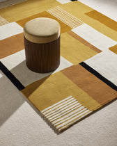 Boro Rug - Ocher design Maison Sarah Lavoine Ocher Wool Small 170 cm | Medium 200 cm | Large 250 cm Small 240 cm | Medium 300 cm | Large 350 cm 4