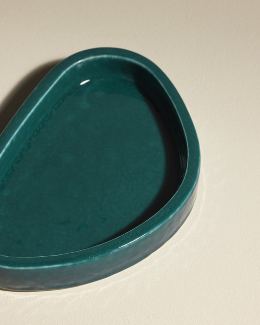 Vide poche Mars - Bleu Sarah design Maison Sarah Lavoine Bleu Sarah Céramique 19,2 cm 3 cm 3