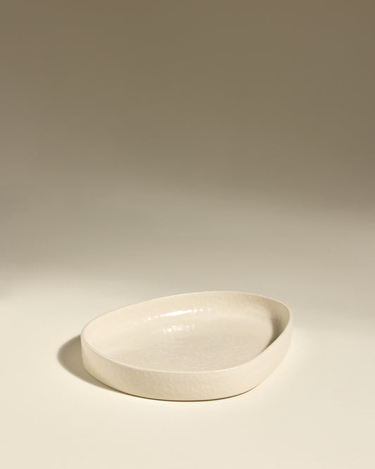 Vide poche Mars - Ecru design Maison Sarah Lavoine Ecru Céramique 28 cm 3,5 cm 1
