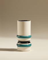 Vase Aquarius - Bleu Sarah design, céramique Maison Sarah Lavoine Bleu Sarah Céramique  23 cm 1