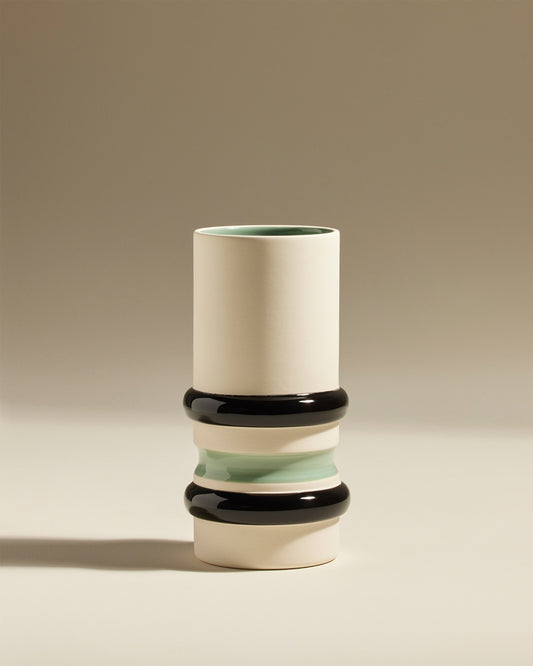 Vase Aquarius - Pousse de Tilleul design, céramique Maison Sarah Lavoine Pousse de Tilleul Céramique  23 cm 1