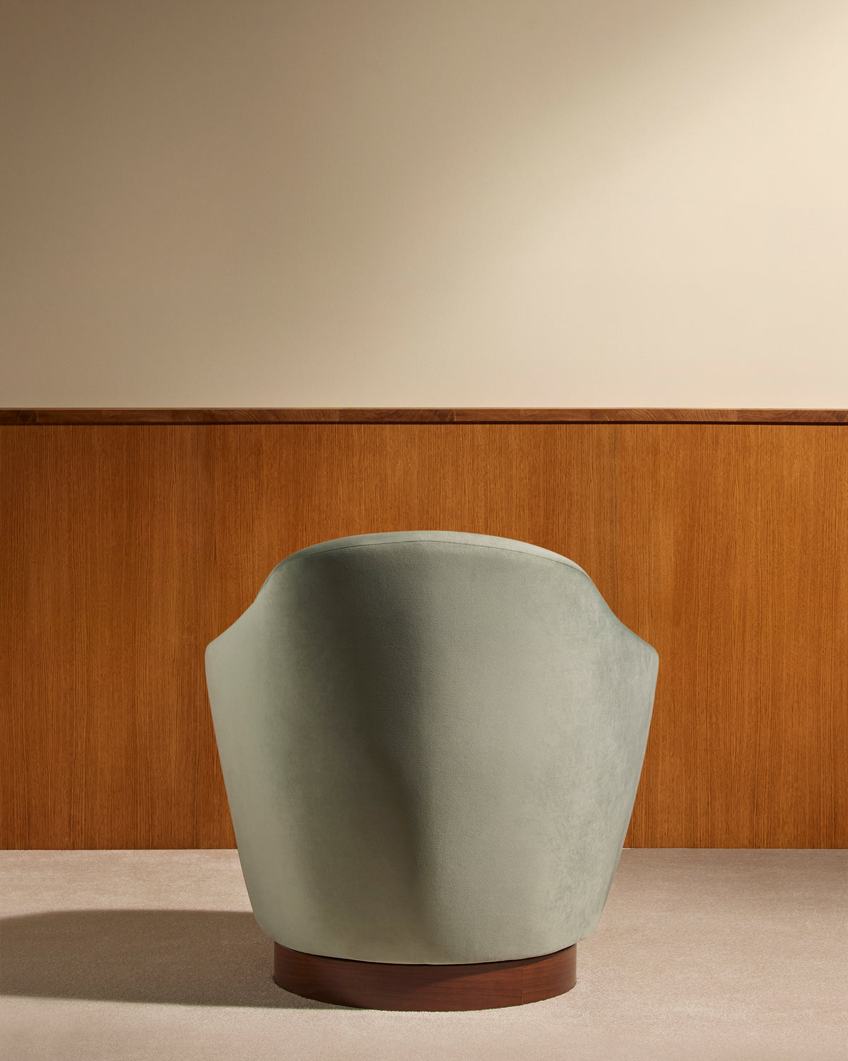 Fauteuil Bozzolo - Pousse de Tilleul design Maison Sarah Lavoine Pousse de tilleul Velours 75 cm 72 cm 4