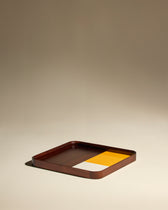 Sicilia tray - Ocher design Maison Sarah Lavoine Ocher Wood 35 cm 1