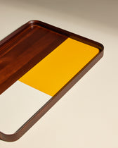 Sicilia tray - Ocher design Maison Sarah Lavoine Ocher Wood 60 cm 2