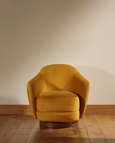 Bozzolo armchair - Ocher design Maison Sarah Lavoine Ocher Velvet 75 cm 72 cm 1