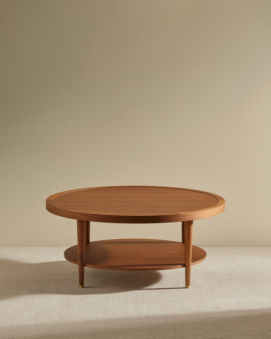 Table basse Puzzle - Naturel design Maison Sarah Lavoine Chêne Chêne  35 cm 1