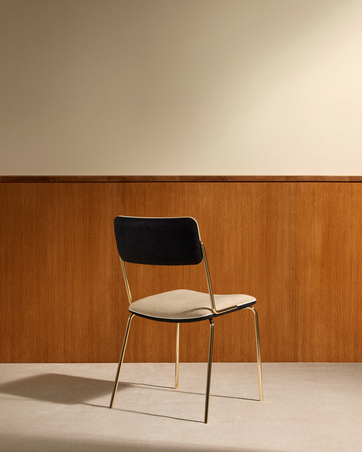 Chaise Double Jeu - Doré / Lin design Maison Sarah Lavoine Lin Velours 45 cm 85 cm 4