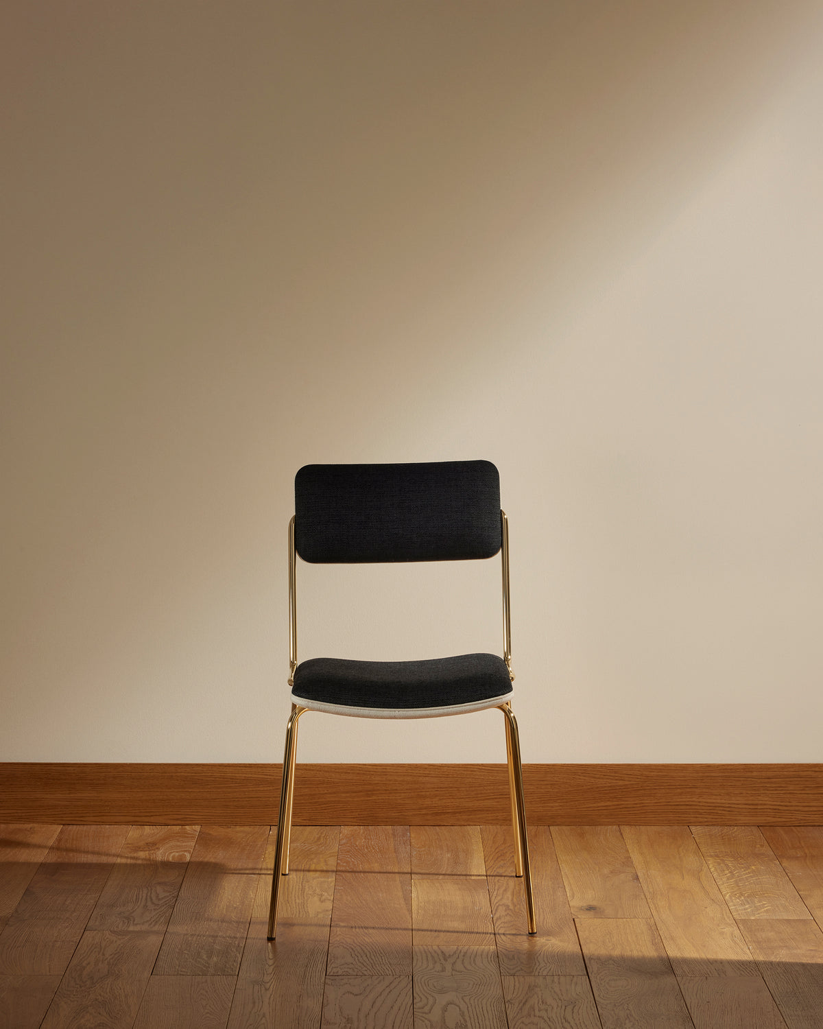 Chaise Double Jeu - Doré / Noir design Maison Sarah Lavoine Noir Velours 45 cm 85 cm 1