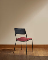 Double Game Chair - Black / Cassis design Maison Sarah Lavoine Cassis Velvet 45 cm 85 cm 4