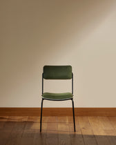 Chaise Double Jeu - Noir / Vert design Maison Sarah Lavoine Vert Velours 45 cm 85 cm 1