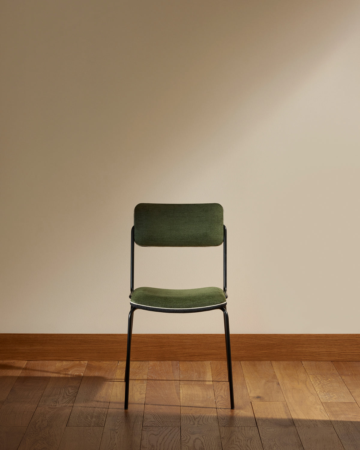Chaise Double Jeu - Noir / Vert design Maison Sarah Lavoine Vert Velours 45 cm 85 cm 1