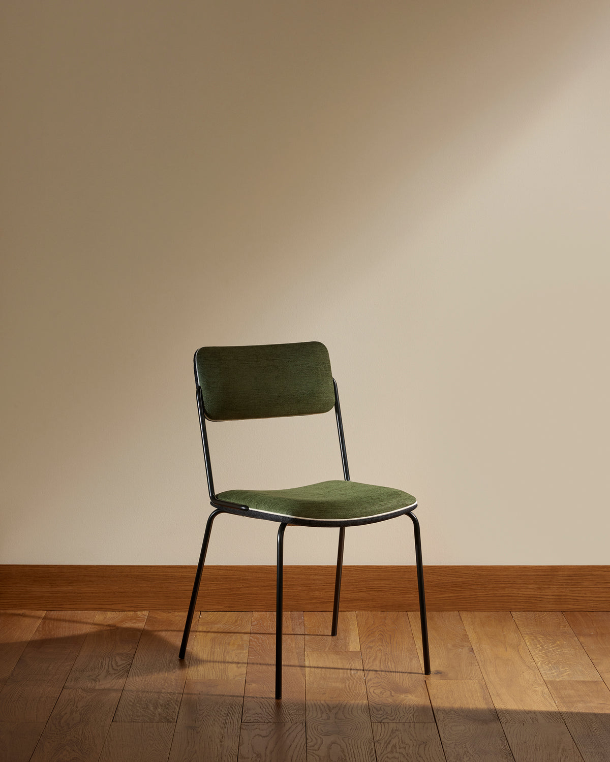 Chaise Double Jeu - Noir / Vert design Maison Sarah Lavoine Vert Velours 45 cm 85 cm 3