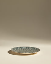 Sarah flat plate - Bleu Sarah modern design Maison Sarah Lavoine Bleu Sarah Céramique 1