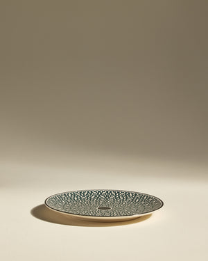 Assiette plate Sarah - Bleu Sarah design moderne Maison Sarah Lavoine Bleu Sarah Céramique   1